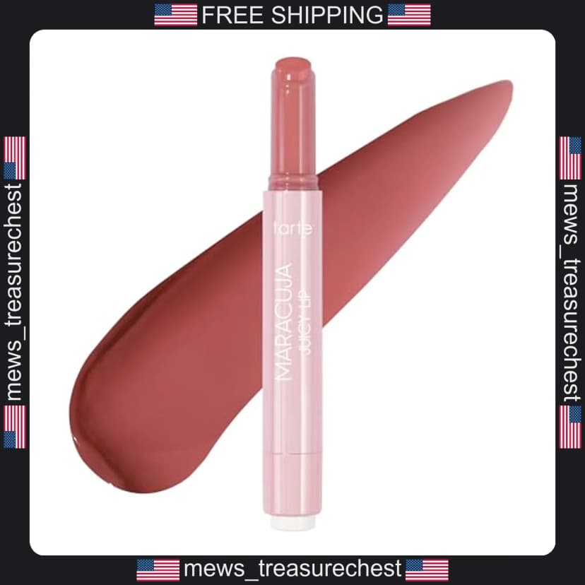 Tarte Maracuja Juicy Lip Balm Gloss, High-Shine Hydration, Vegan