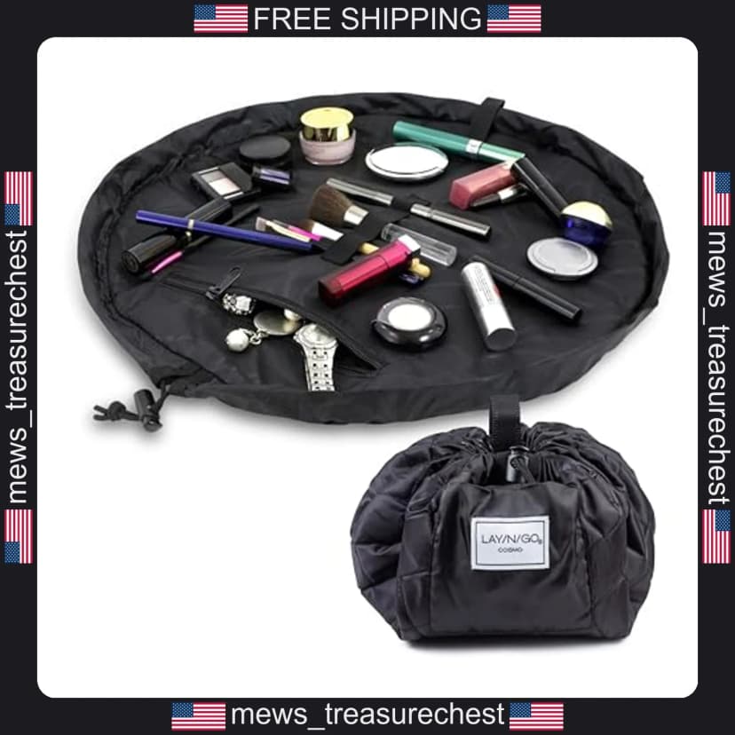 Lay-n-Go Cosmo Kosmetiktasche Tragbarer Organizer mit Reißverschlusstasche &