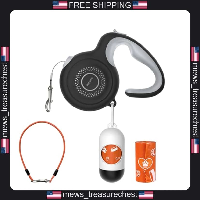 Retractable Leash 50ft Stahlseil verwicklungsfrei für kleine
