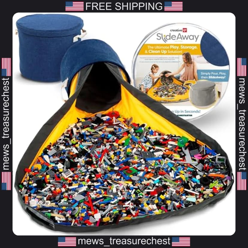Creative QT Spielzeug Organizer mit 52-Zoll Spielmatte, faltbar