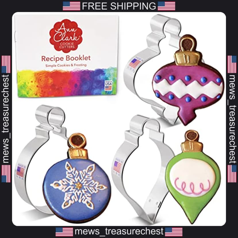 Weihnachtsschmuck Ausstechformen 3er Set Made in USA
