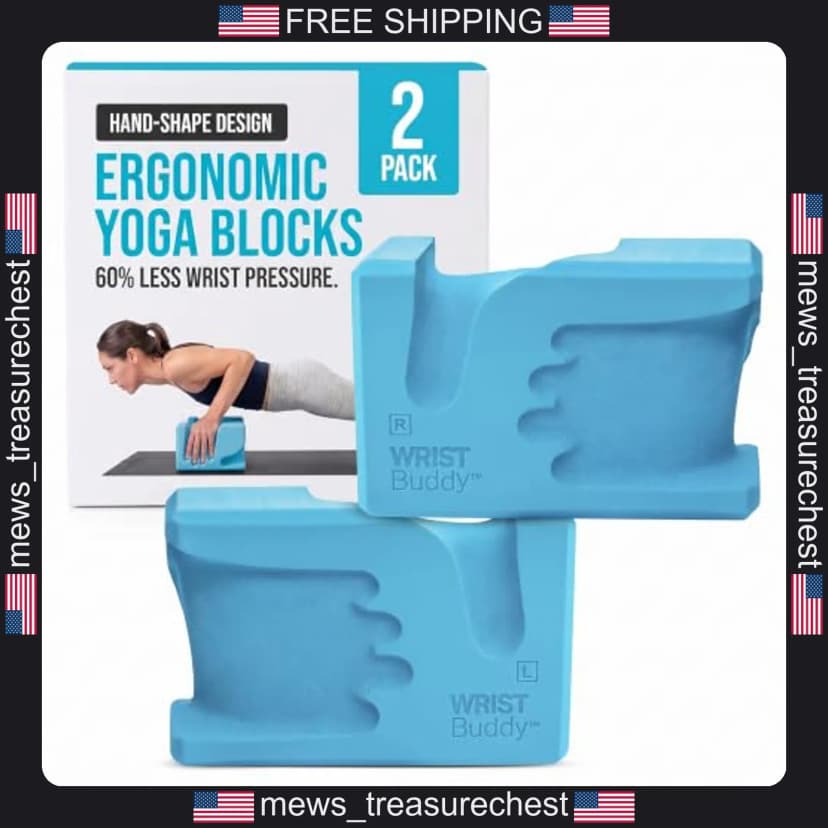Yoga Blöcke 2er Pack handgeformter hochdichter EVA-Schaum