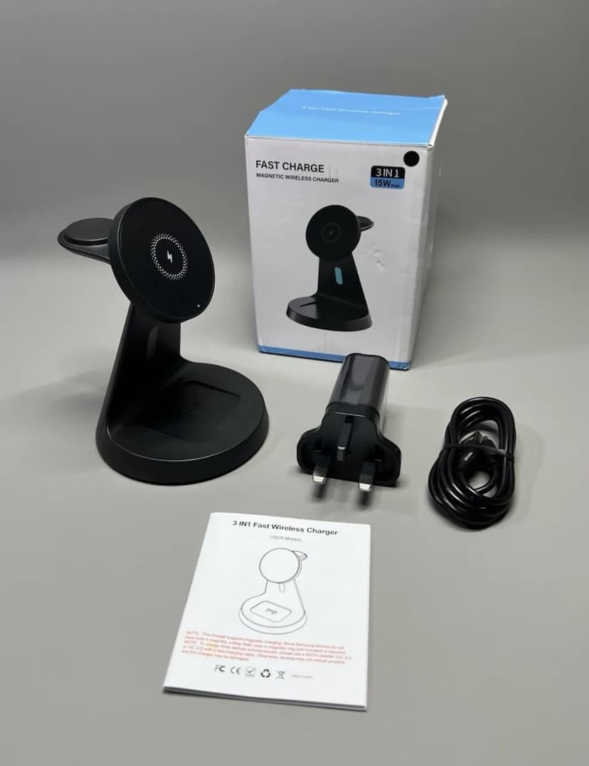 Kabelloser Ladeständer für Samsung & Galaxy Watch 15W