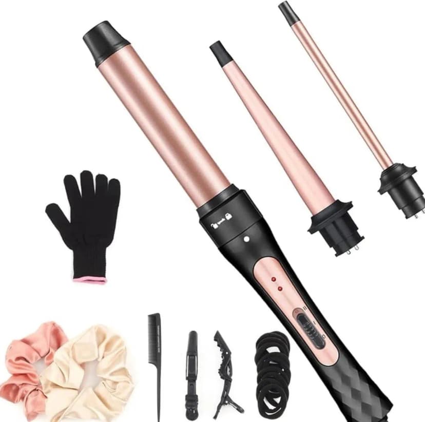 Lockenstab Stab konisch Waver Lockenstäbe Set für lockige Frisur 230C