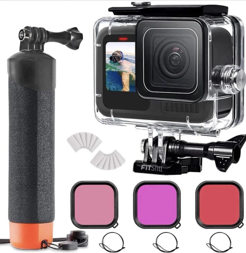 Floating Hand Grip Selfie 60M Unterwasser Wasserdicht Schutzhülle für GoPro