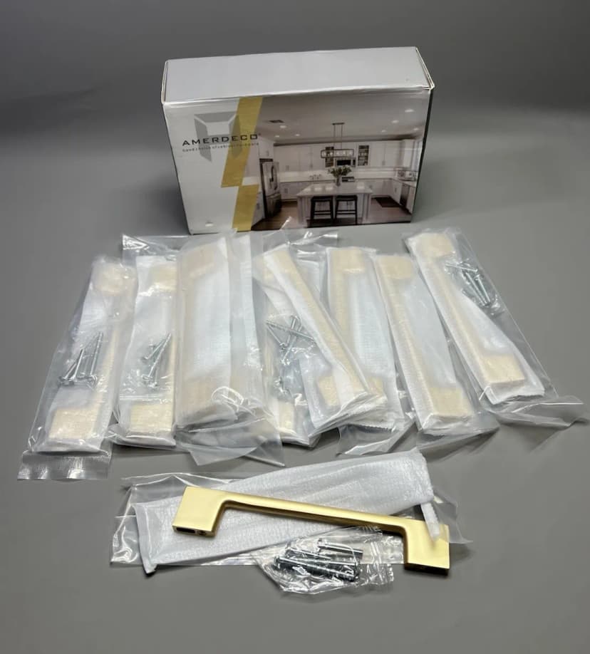 Küchenschrankgriffe 128 mm Schublade Kleiderschrank Schrankgriffe 10x gebürstet