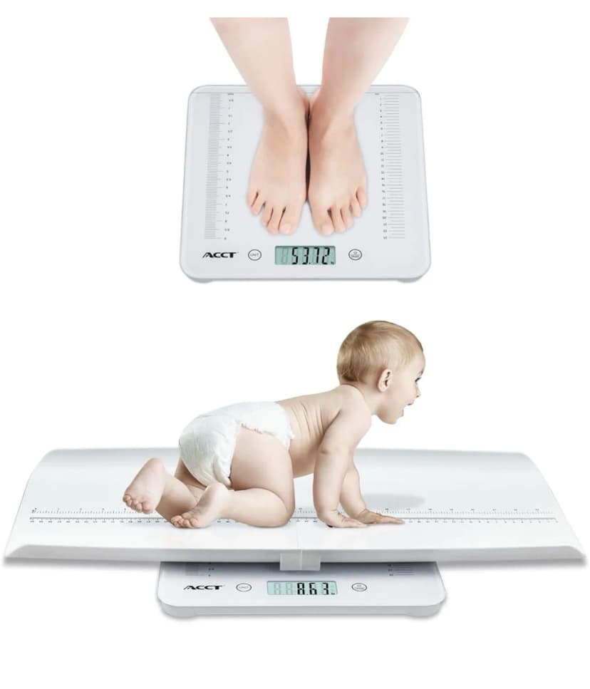 Digitale Babywaage für Kleinkinder Haustiere & Erwachsene mit abnehmbarem