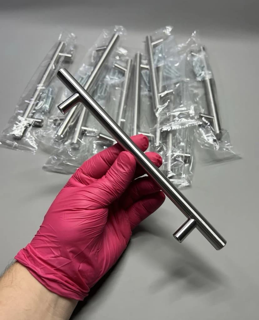 Küchen Schrankgriffe 160 mm gebürstet silber Schublade Kleiderschrank