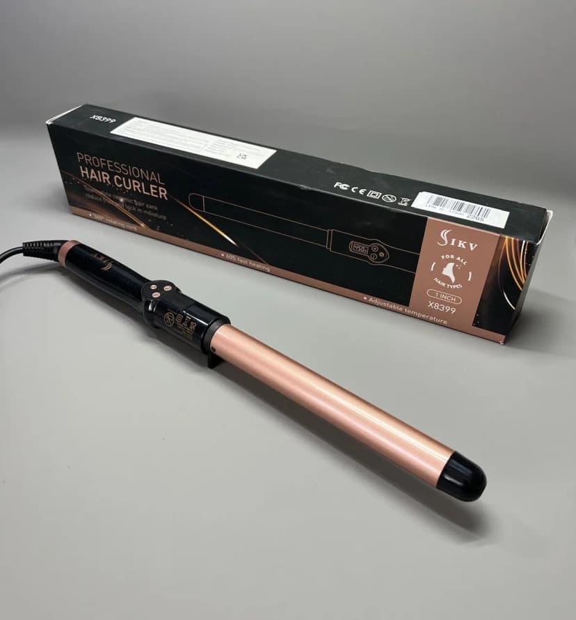 Langschaft Lockenstab Zange 25 mm Locken Waver mühelos französische Wellen
