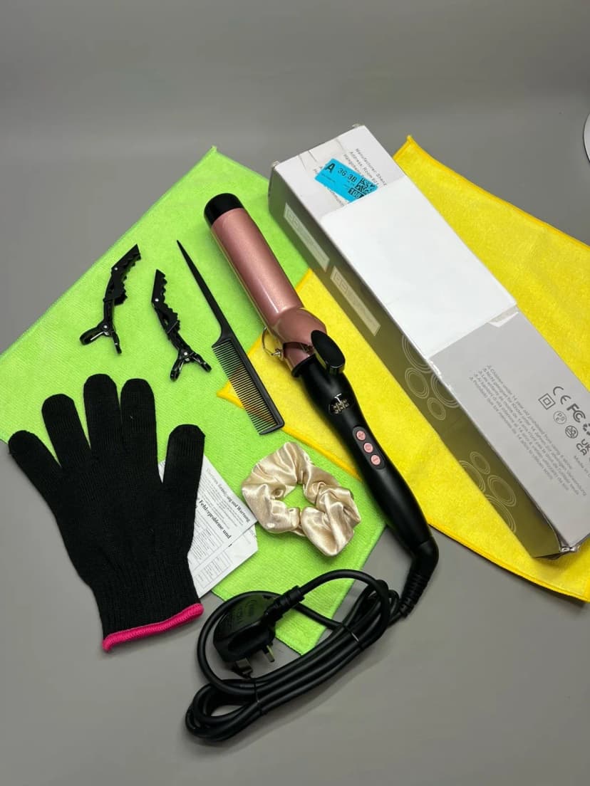 Lockenstab Stabzange 38 mm großer Schaft Lockenwickler langes & mittleres Haar