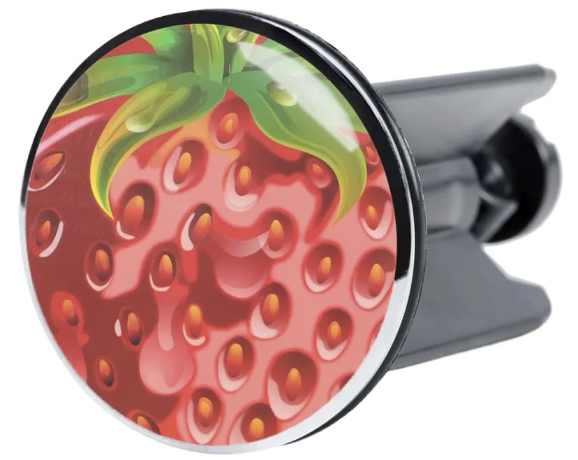 WASCHBECKENSTÖPSEL ABFLUSSSTÖPSEL WASCHBECKEN STÖPSEL ABFLUSS STOPFEN STRAWBERRY