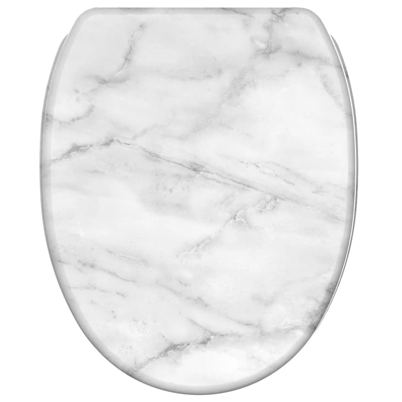KLOBRILLE KLOSITZ TOILETTENBRILLE WC BRILLE DECKEL MIT ABSENKAUTOMATIK MARMOR