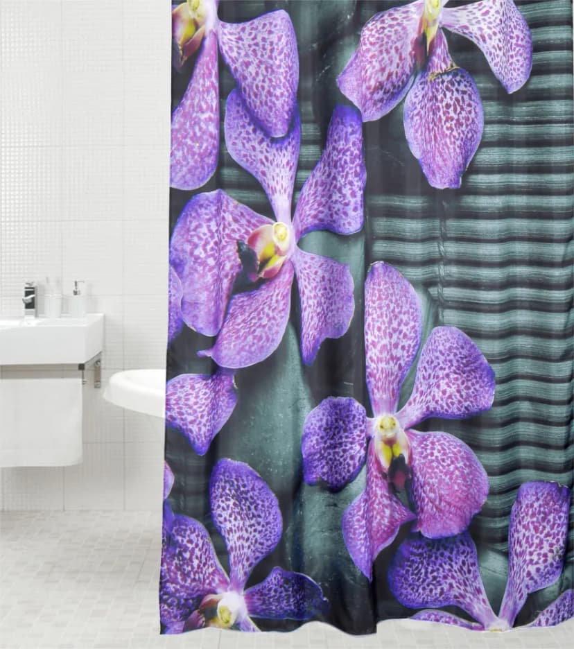 DUSCHVORHANG ANTI SCHIMMEL EFFEKT TEXTIL WANNENVORHANG BADEWANNENVORHANG VANDA