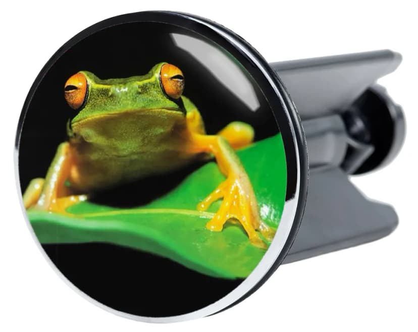 WASCHBECKENSTÖPSEL ABFLUSSSTÖPSEL WC WASCHBECKEN STÖPSEL ABFLUSS FROSCH GRÜN