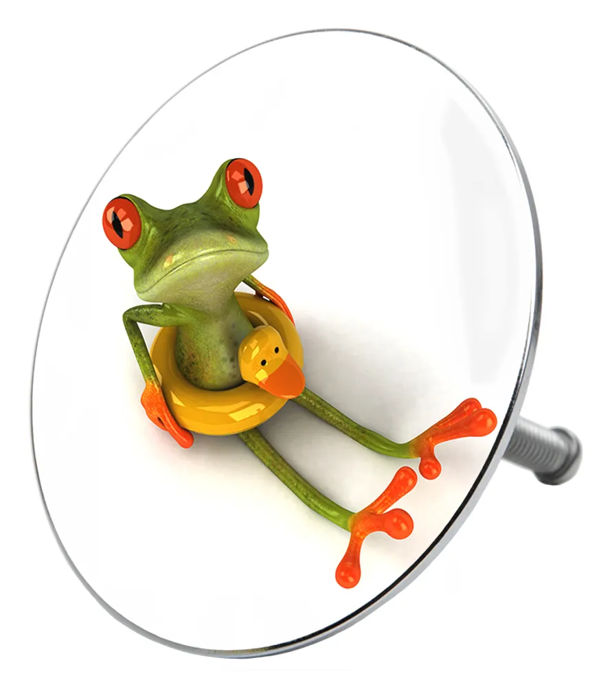 BADEWANNENSTÖPSEL ABFLUSSSTÖPSEL WC BAD BADEWANNE STÖPSEL ABFLUSS STOPFEN FROGGY