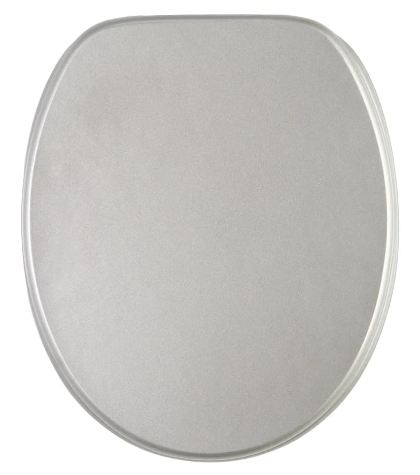 GLITZER KLOBRILLE TOILETTENSITZ TOILETTENBRILLE WC BRILLE KLOSITZ BAD SILBER