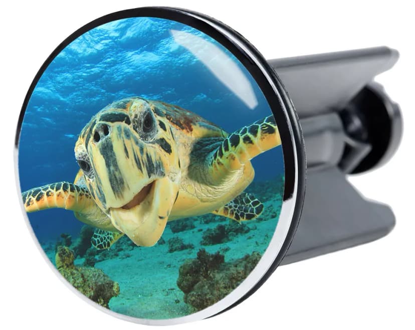 WASCHBECKENSTÖPSEL ABFLUSSSTÖPSEL WC WASCHBECKEN STÖPSEL ABFLUSS SCHILDKRÖTE