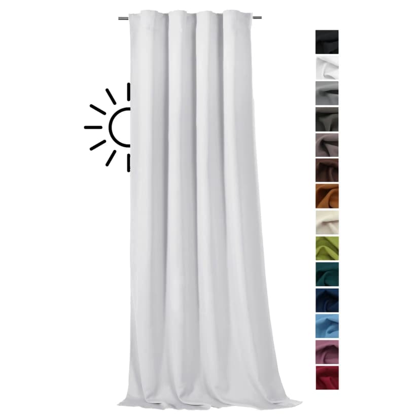 heimtexland ® Thermo Verdunkelungsvorhang Deko Vorhang Gardine blickdicht Typ139