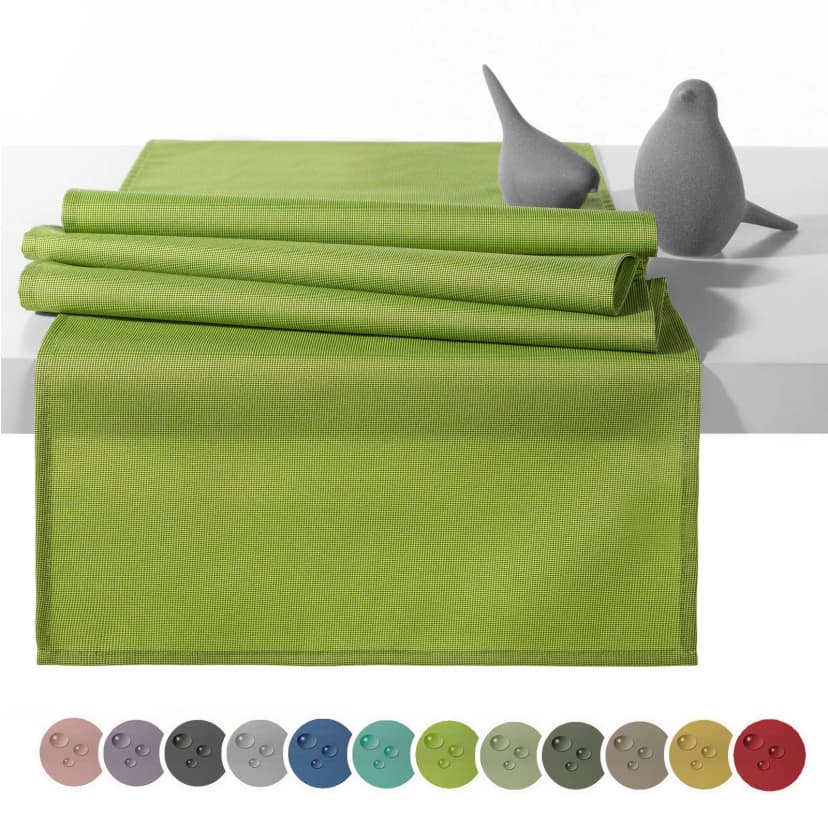 heimtexland ® Outdoor Tischläufer Garten Tischdecke wetterfest Tischdeko Typ551