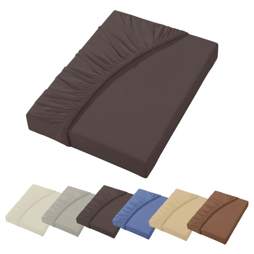Luxury Fein Jersey Spannbetttuch Boxspringbett Wasserbett Spannbettlaken Typ723