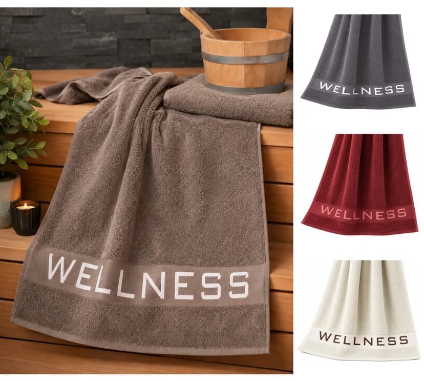 Heimtexland Wellness Handtuch XL Frottier Badetuch Saunatuch Baumwolle Typ936