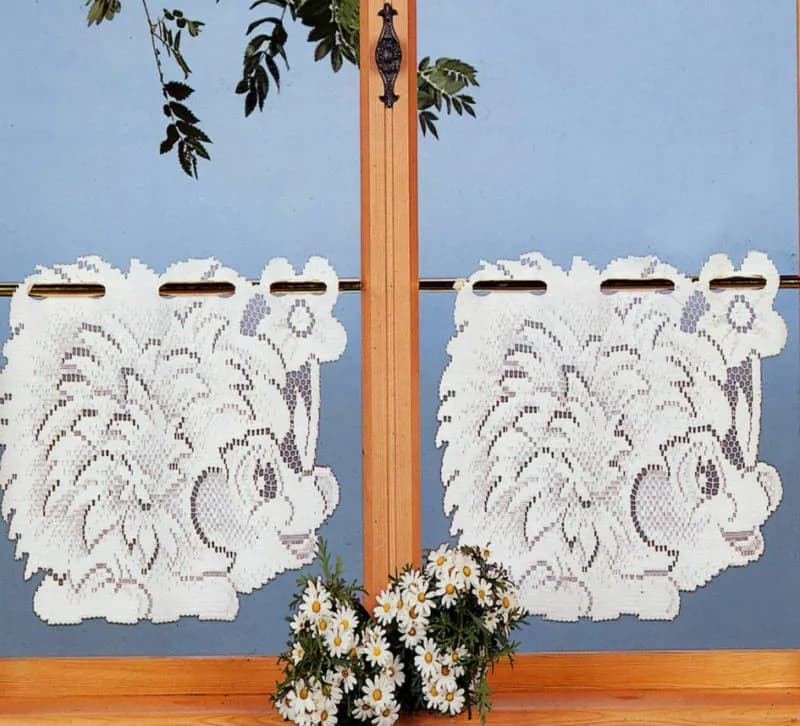 Fensterbild Scheibengardine Igel 2 Stück Kinder Gardine Herbst Fensterdeko Typ82