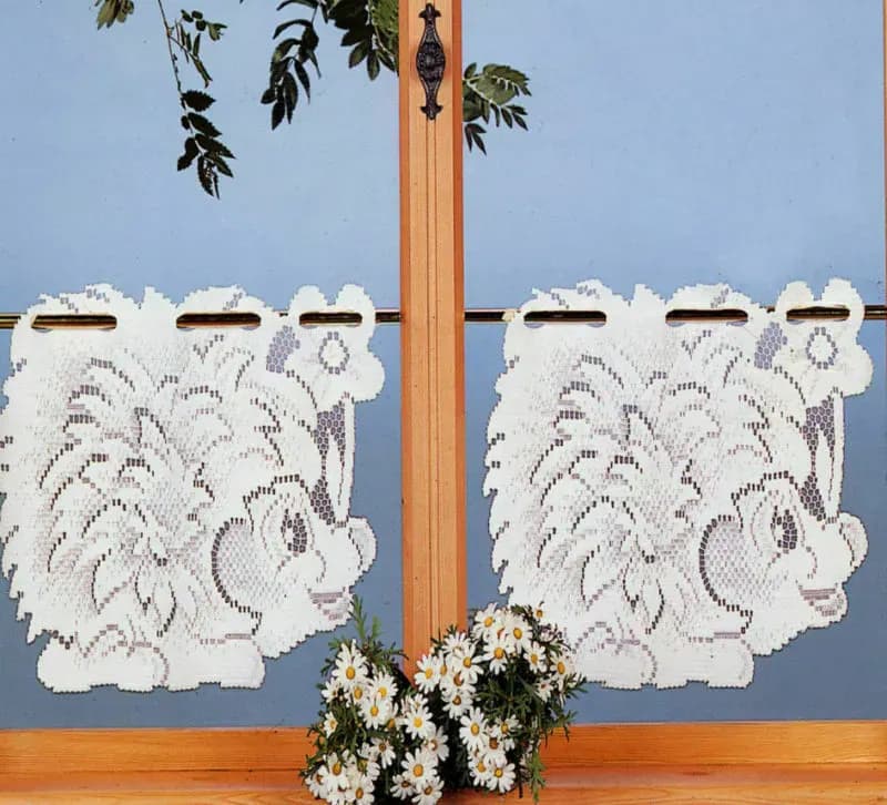 Fensterbild Scheibengardine Igel 2 Stück Kinder Gardine Herbst Fensterdeko Typ82 – neu – Möbel – überwiegend hellblau