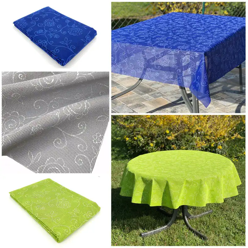 Outdoor Garten Camping Tischdecke Wetterfest Waschbar Gartentischdecke Typ798 – neu – Möbel – überwiegend weiß – Foto 1 von 5