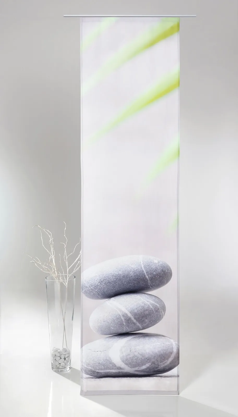 Flächenvorhang Wellness Schiebegardine Schiebevorhang Gardine Vorhang ZEN Typ408