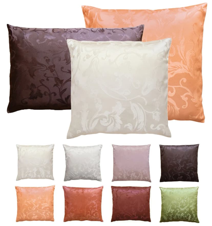 Kissenhülle Barock Jacquard Ranke Dekokissen 40x40 50x50 40x60 Kissen Typ467