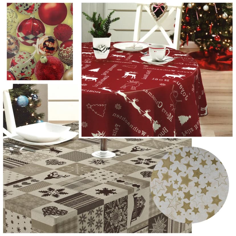 Wachstuchtischdecke Weihnachten Wachstuch Tischdecke Abwaschbar Tischdeko Typ622