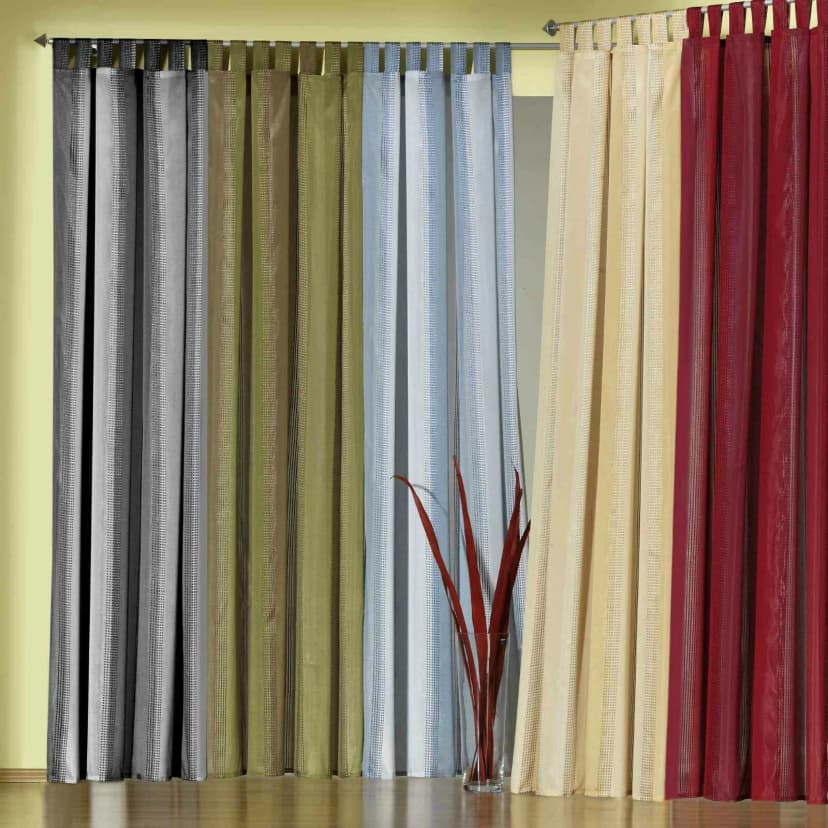 Deko Gardine Vorhang modern chic Schlaufenschal schöner Fall Dekoschal Typ213