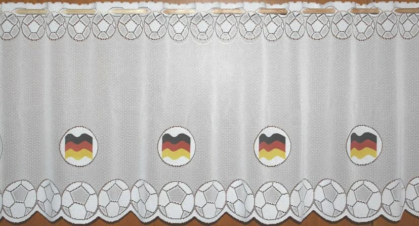 Fußball WM 2018 Fanartikel Gardine DEUTSCHLAND Fussball Weltmeisterschaft Typ79