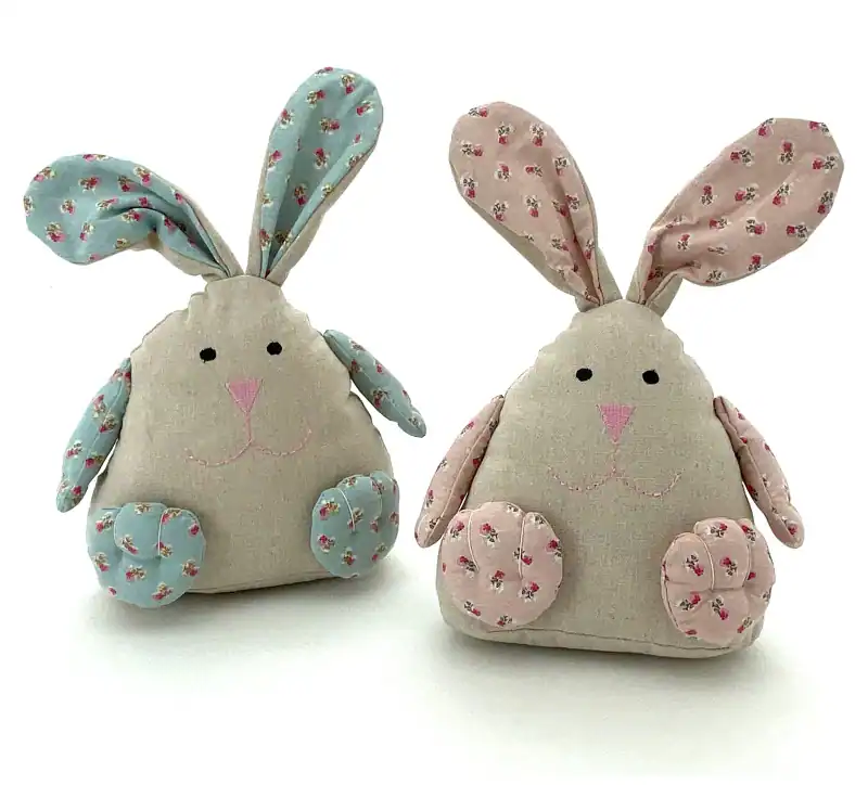 Türstopper Osterhase Deko Hase Ostern Tilda Landhaus Rosen Osterdeko Typ740 – neu – Sonstiges – überwiegend weiß – Foto 1…