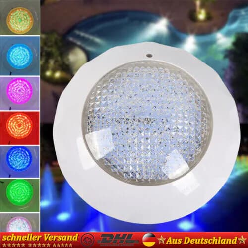 LED RGB Poollicht Poolbeleuchtung Schwimmbad Lampen W/ Fernbedienung Wasserdicht – neu – Fitness & Kraftsport – überwiegend…