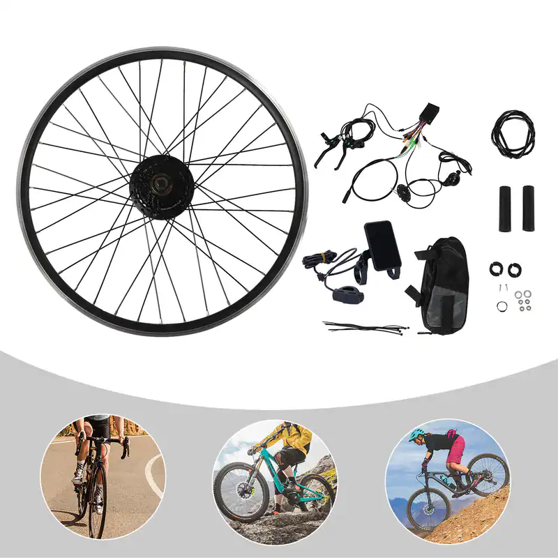 E-Bike Conversion Kit 28''/ 29'' Zoll Elektrofahrrad Umbausatz Hinterrad LCD 36V – neu – Fitness & Kraftsport – überwiegend…