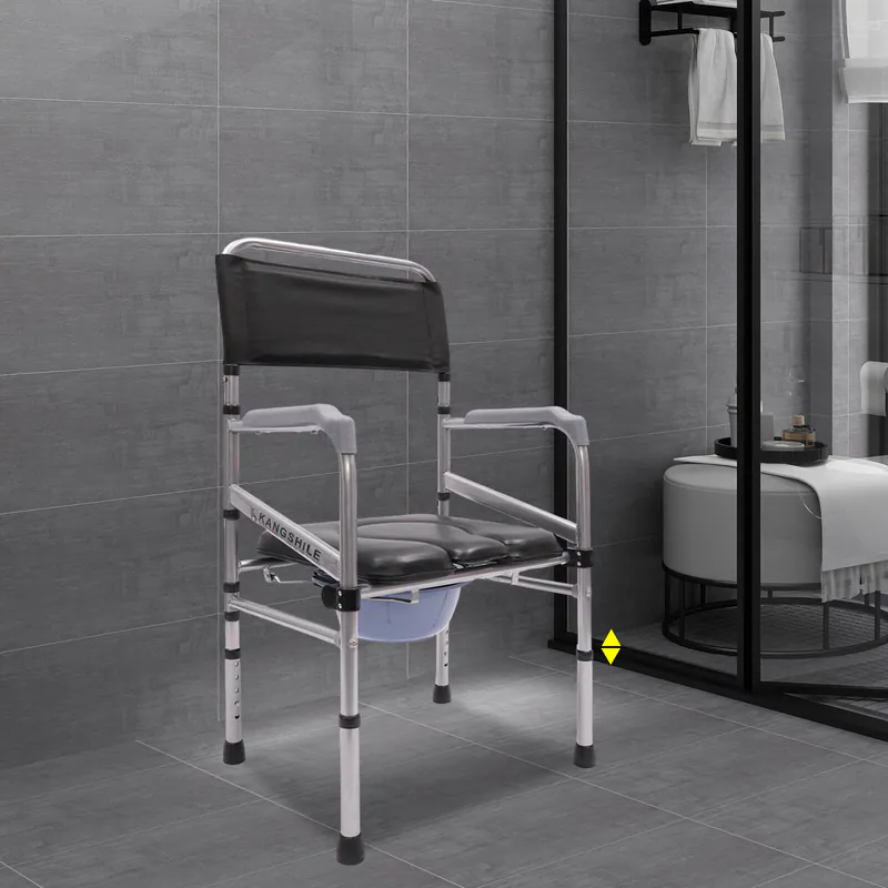 Toilettenstuhl Nachttisch-Sicherheitstoilette Kommode Stuhl Toilettenstuhl 175kg – neu – Fitness & Kraftsport – überwiegend…