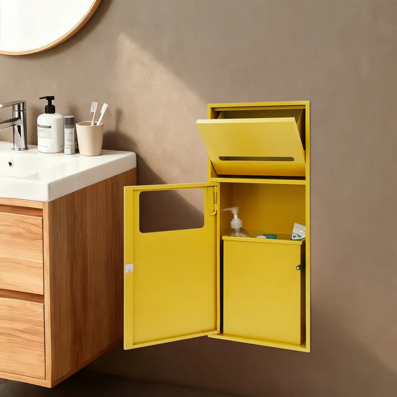 Toiletten-aufbewahrungsschrank Einbau-toilettenpapierhalter Wandregal-organizer – neu – Möbel – überwiegend grau – Foto 1…