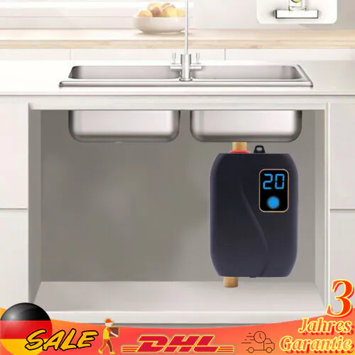 3800W Mini-Durchlauferhitzer Küche Warmwasser Durchlauferhitzer Edelstahl 220V – neu – Fitness & Kraftsport – überwiegend…