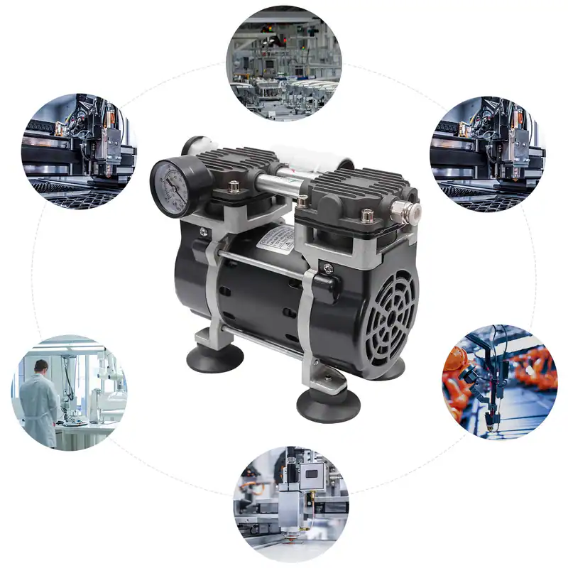Vakuumpumpe ölfreie Vakuumpumpe Industrielle Labor ölfreie Kompressorpumpe – neu – Fitness & Kraftsport – überwiegend weiß…