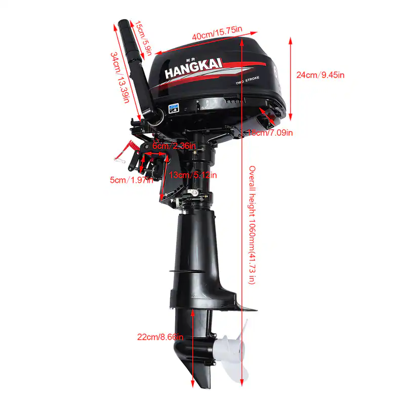 3,5/7 PS 2/4 Takt Außenborder Außen Motor Benzinmotor Bootsmotor Outboard Motor – neu – Fitness & Kraftsport – überwiegend…