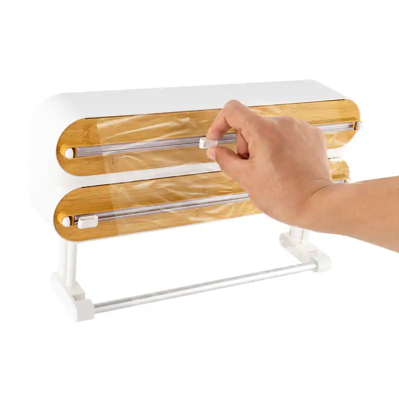 3 in 1 Frischhaltefolienspender Wandmontierter Frischhaltefolienspender – neu – Möbel – überwiegend weiß – Foto 1 von 5