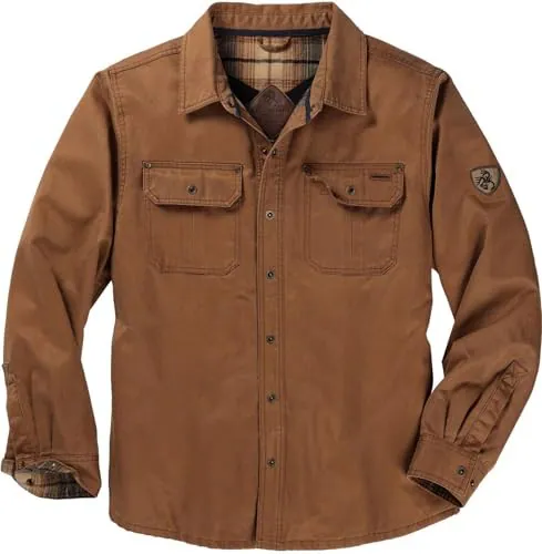 LEGENDÄRE WHITETAILS HERREN VERDECKTE TRAGE CCW HEMDJACKE GEWACHSTE BAUMWOLLE - – neu – Herrenmode – überwiegend weiß…