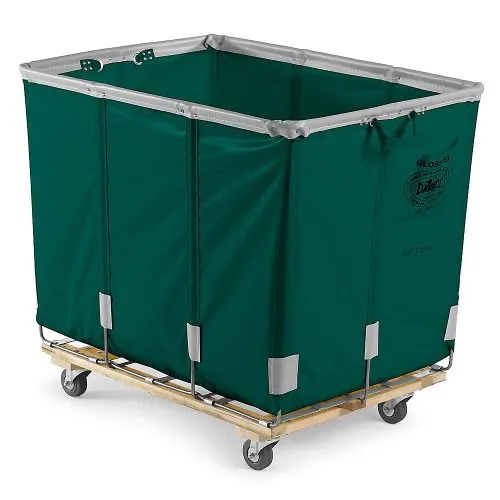 CR DANIELS DANDUX BASKET TRUCK - 27"BX37"DX34"H - GLOSSTEX - GRÜN - GRÜN – neu – Möbel