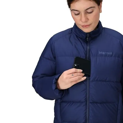 MARMOT WOMEN'S WOMEN'S GUIDES DAUNENJACKE - GR: DAMEN M - ARCTIC NAVY – neu – Damenmode – überwiegend weiß – Foto 1 von 5