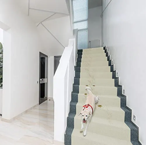 LAMINET grau rutschfeste waschbare Treppenbezüge für Teppichtreppen 9 Fuß L x – neu – Möbel – Foto 1 von 5