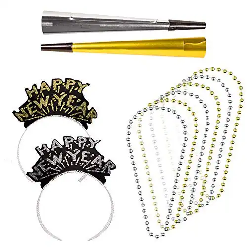 Glimmer & Shimmer Silvester 2026 Party Set für 100 Gäste - 250 Teile - - – neu – Möbel – überwiegend weiß – Foto 1 von 4