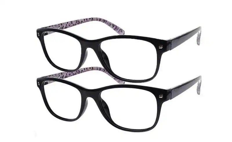 M+ CHLOE BLAULICHT LESEBRILLE, 2 PAAR (schwarz) – neu – Sonstiges
