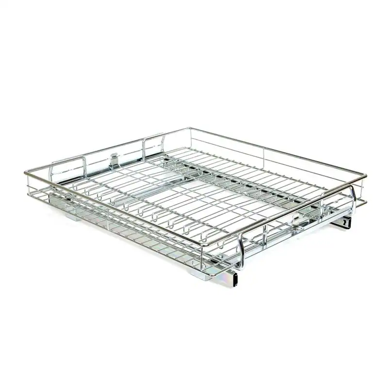 POP-IT SILBER VERSTELLBAR SCHIEBE SCHRANK ORGANIZER (2ER PACK) 2SD-13 - SILBER – neu – Möbel – Foto 1 von 5