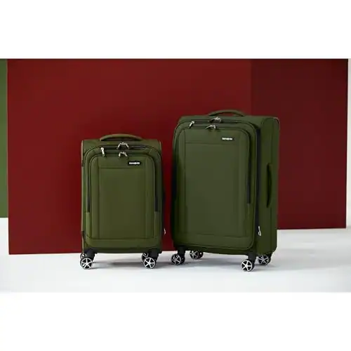 SAMSONITE SAIRE LTE SOFTSIDE ERWEITERBARES GEPÄCK MIT SPINNER - OLIVGRÜN – neu – Sonstiges – Foto 1 von 3